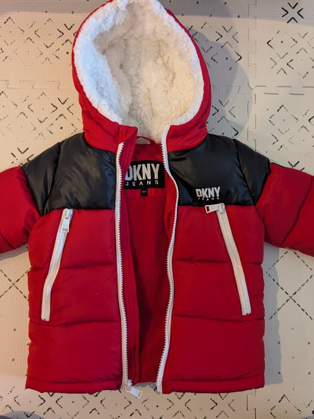 NWOT DKNY 18 month Boys Puffer Coat